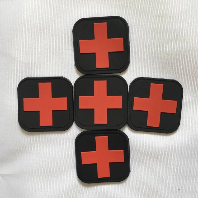 wholesale Outdoor products Medical red cross pvc patch
