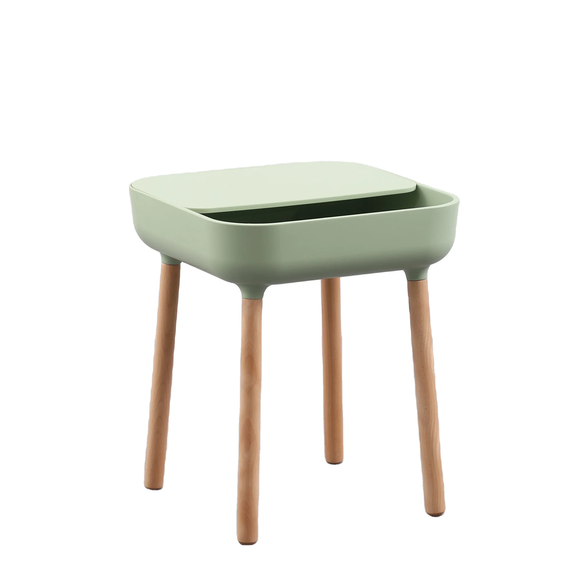 Hot Sale Space Saving Minimalist Home Furniture Small White Coffee Nordic Sofa Side Table For Living Room Modern