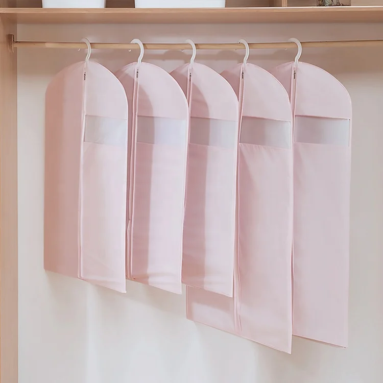 Custom Luxury Cloth Dustproof Cover Bag, Non Woven Garment Bag For Wedding Dress, Suit Dresses Garment Dustproof Cover Bag
