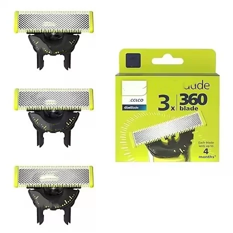 For philips Norelco 360 Face oneblade Pro Qp 6650 oneblade Refill Replacement Blade