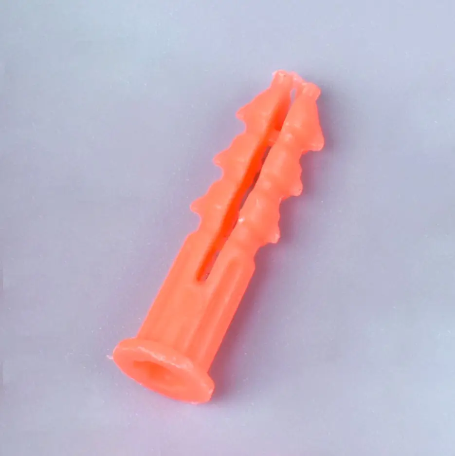 Shanfeng 144pcs Various Ribbed Concrete Plastic Anchors with Pan-Head Self Tapping Screws