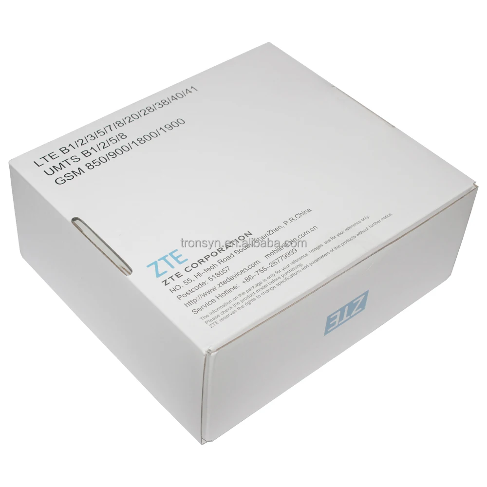 ZTE MF293N портативный Wi-Fi маршрутизатор CAT4 150 Мбит/с слот для Sim-карт Поддержка LTE B1 B2 B3 B5 B7 B8 B20 B28 B38 B40 B41 полоса WEP 2 4G