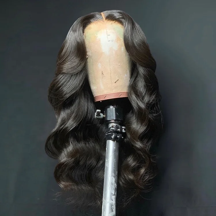 
Baby Hairs Wig Body Wave Pre Plucked Lace Wig Lace Frontal Virgin Hair Wholesale Brazilian Hair Wigs 