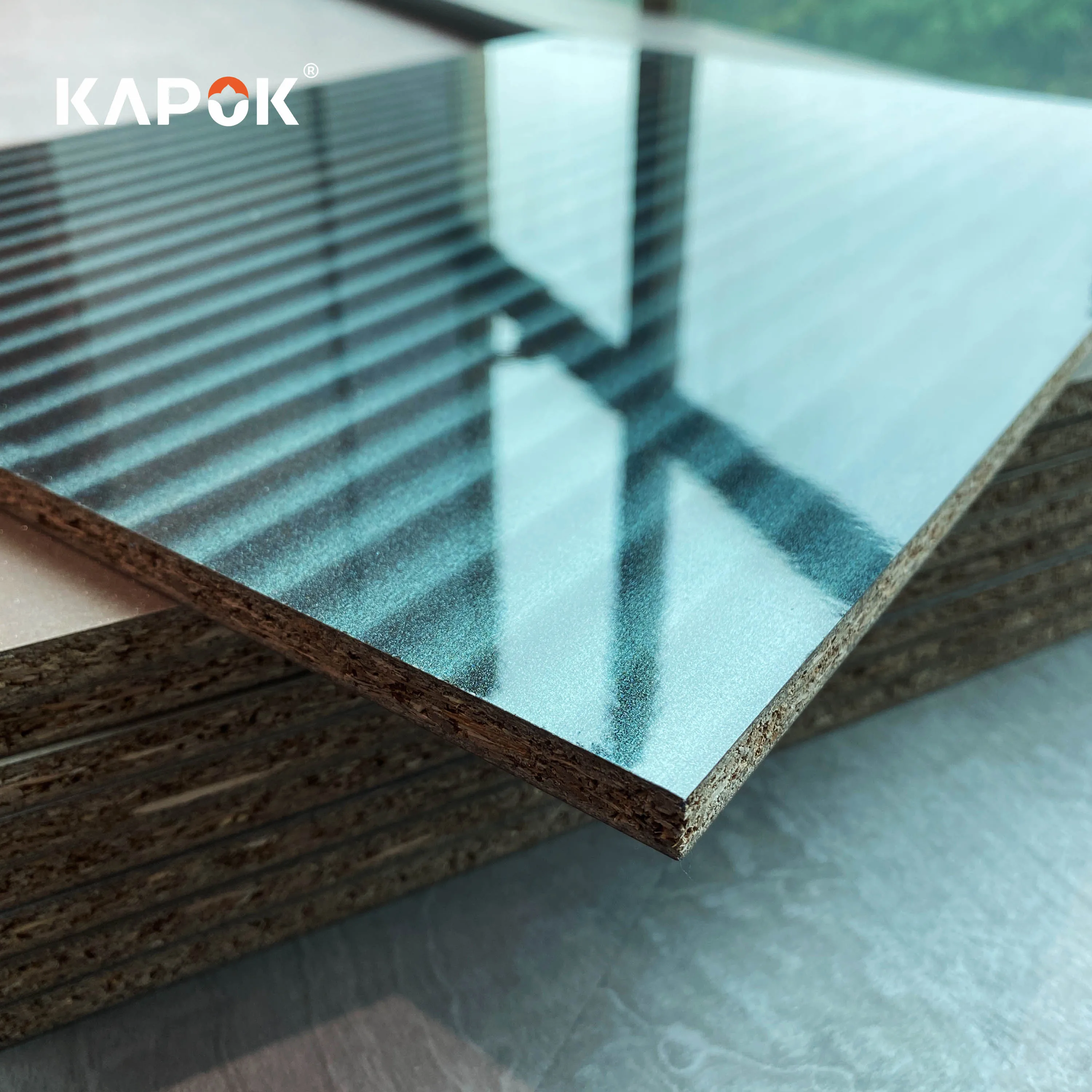 Kapok sheet mdf 18mm sheet melamine mdf