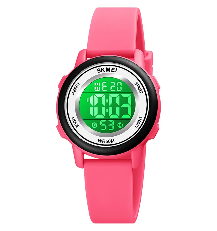 LED Children Digital Silicone Strap Kid Digital Watch for Girl