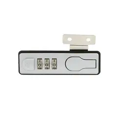 9193 High quality 3-digit trunk lock plastic shell zinc alloy solid bag anti-theft lock security travel Draw bar box lock