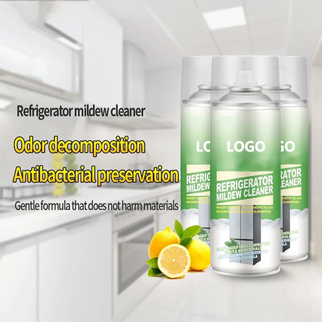 Customized Design High Quality  Antibacterial Spray Detergent Refrigerator Deodorant Clean Spray Deodorizer  Odor Eliminator