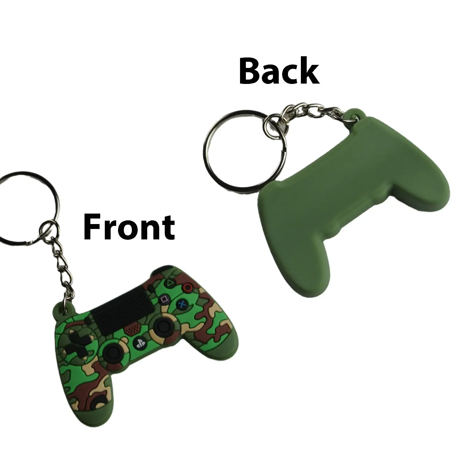 Custom pvc new keychains Individual game machine key ring mini cartoon Gamepad Joystick fit boy schoolbag trinket birthday gifts