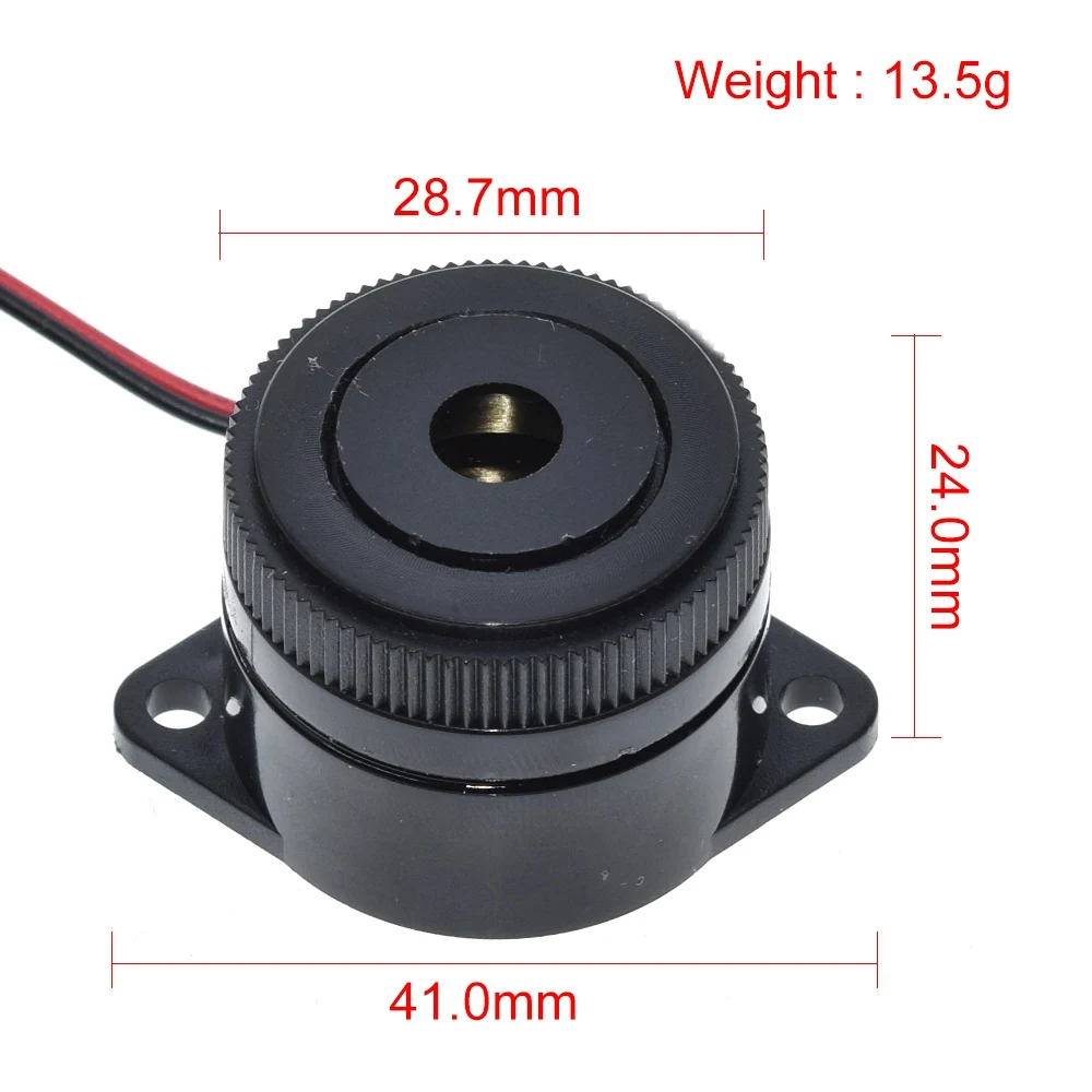 QSI-2910 90DB зуммер 29 5x24 5mm DC 12V активный пьезоэлектрический