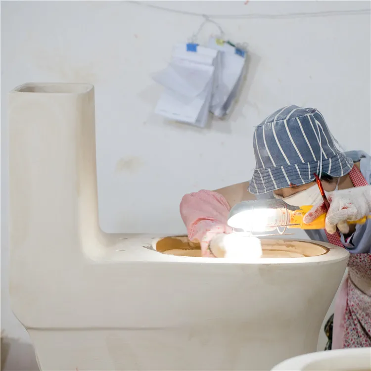 Hot selling modern style sanitary ware floor mounted gold white marble commode wc bathroom ceramic toilet