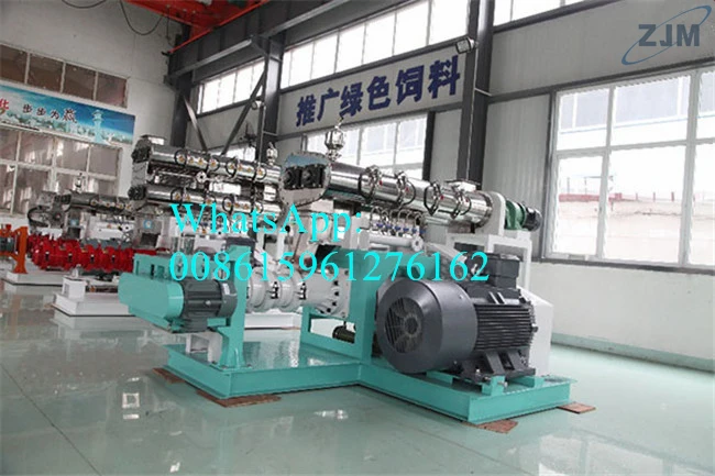 CE 3-5t/h wet type corn /soybean / bran/ compound feed extruder, corn starch extruder soybean extruding machine