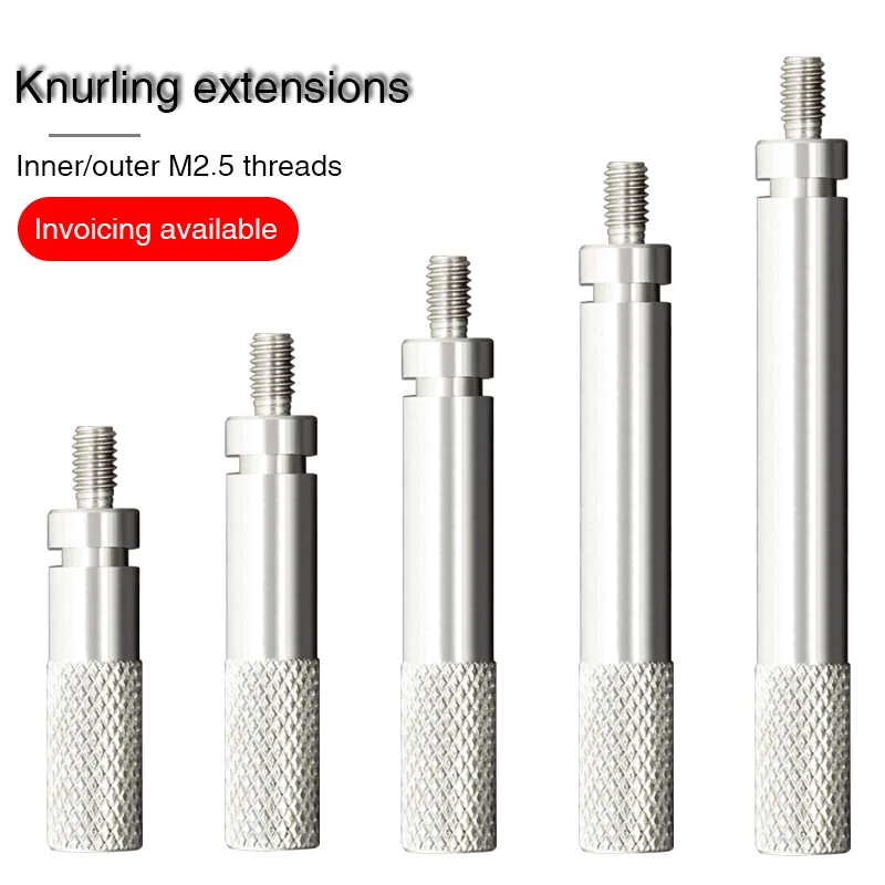 Altimeter probe extension rod dial indicator M2.5 probe extension rod is made of stainless steel