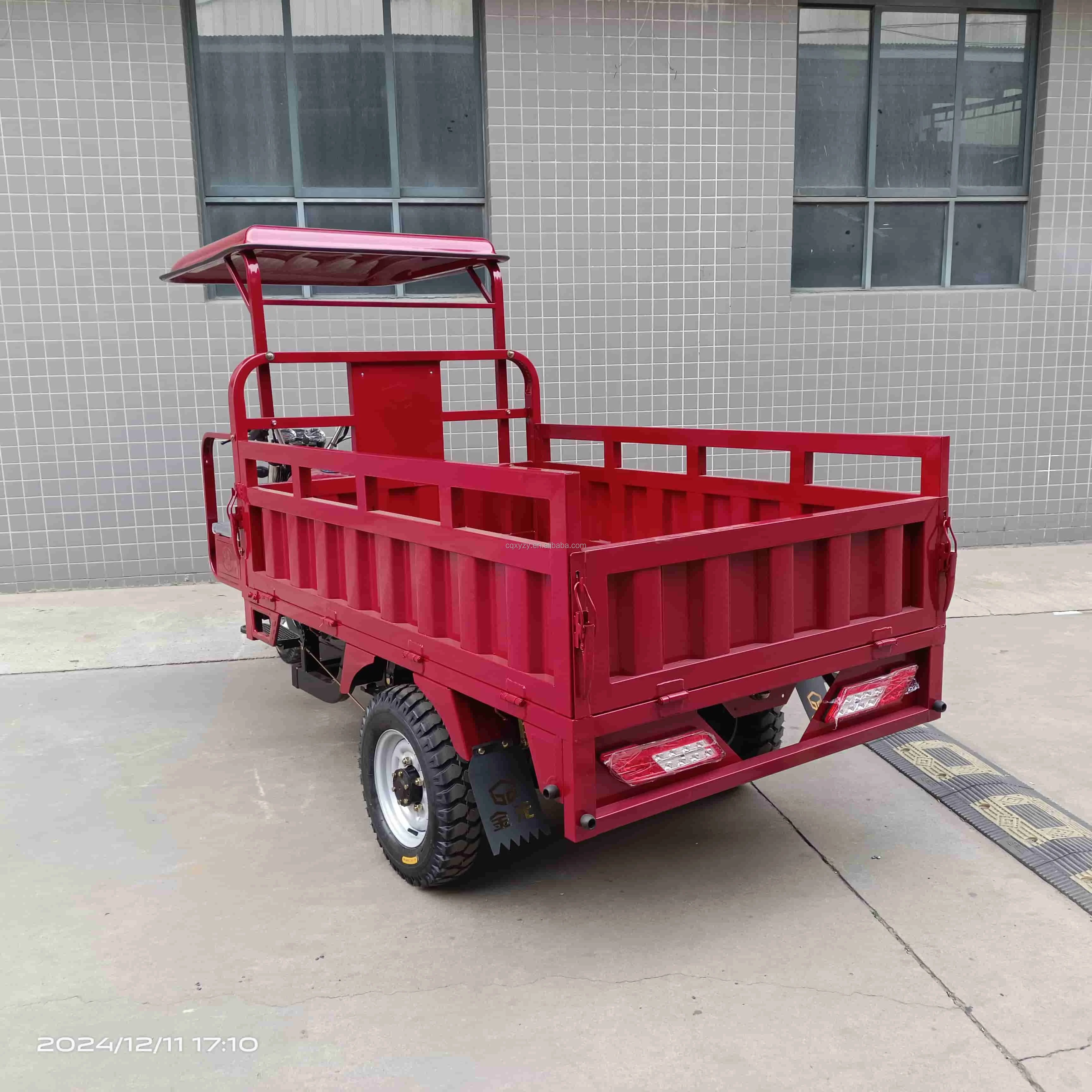 CQXY Manufacturers Supply Water-Cooled  Cargo Transport Tricycle 3 Wheel Motorcycle For Cargo Adult In China Adults