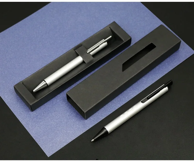 promotional gifts pen package custom logo transparent pen case plastic box for pen