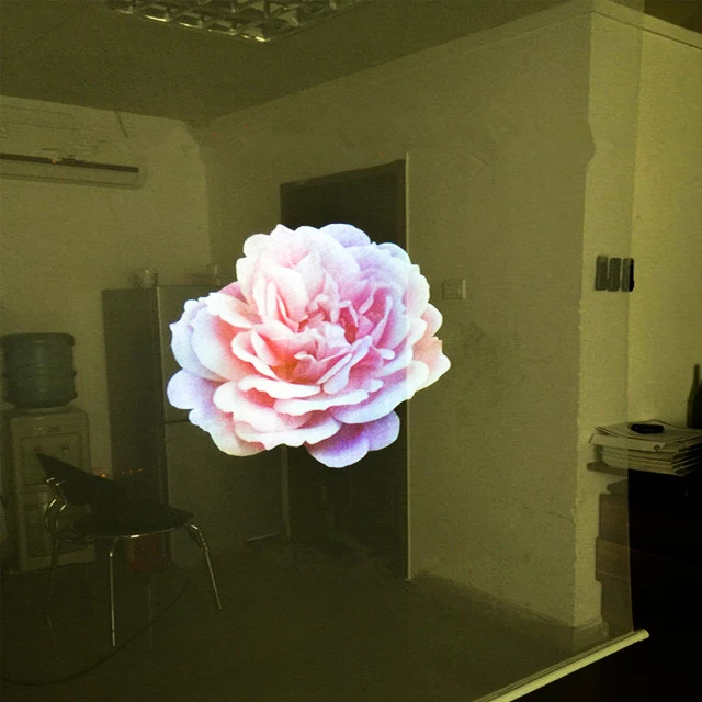 Chariot interactive rear projection film screen for advertising shop window