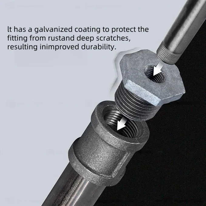 Wholesale GI Pipe Fittings Hot Dip Galvanized Cross For Oil Gas Water Industrial