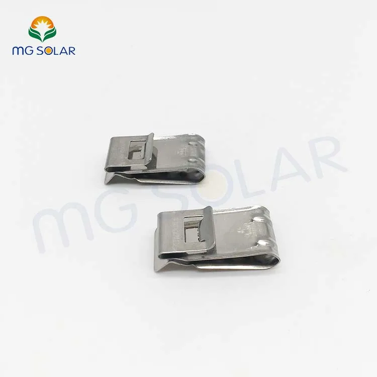 4 wire 304 stainless steel solar PV cable clips for solar cables Solar Panel Mounting  Cable Clips