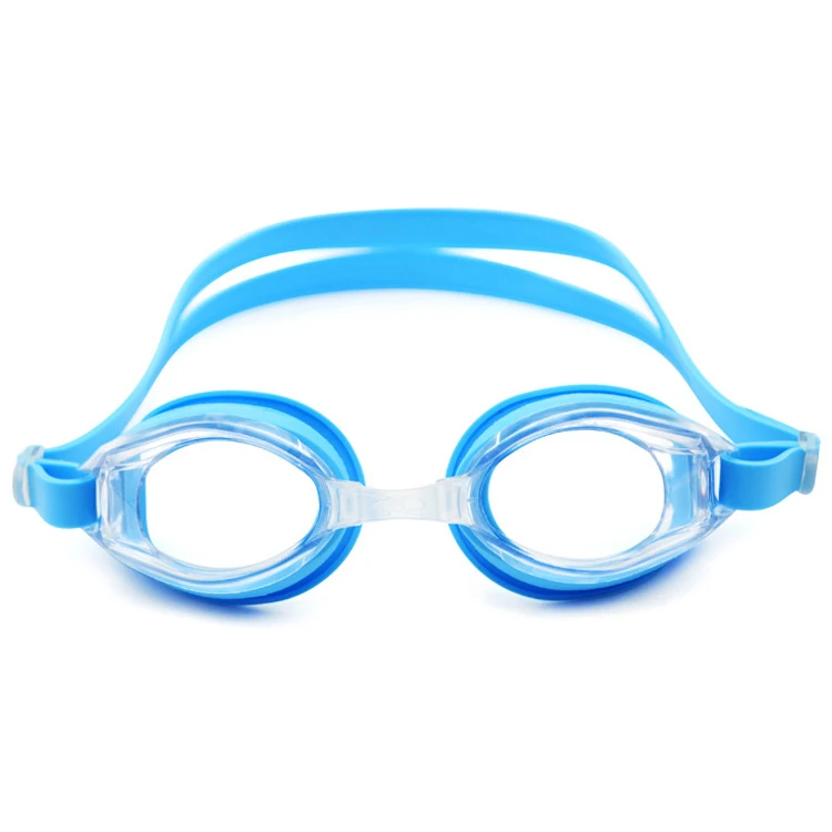Factory Price Adult One Piece Silicone Flexible Uv Protection Anti Fog PC Lens Swimming Goggles