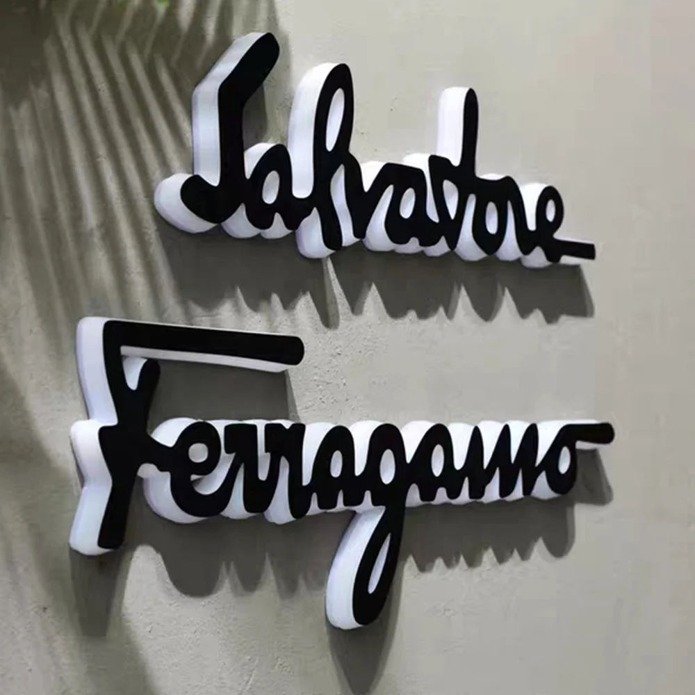 custom logo signs letters shop signs led acrylic led letter signage led letter lights wall sign