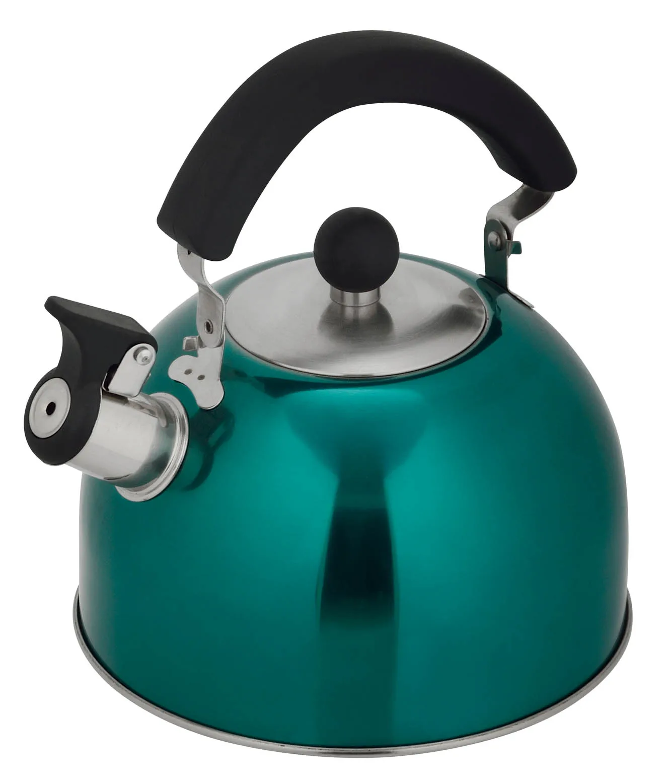 Kitchen Home Hotel Color Painting Stainless Steel Whistling Water Kettles With Glass Lid Water Tea Pot