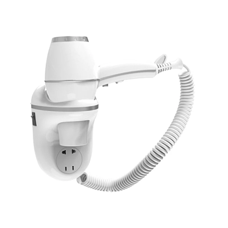 Bathroom Hairdryer Abs Electric Wall Mounted Hanging Hotel Hair Dryer Secador De Pelo With Holder
