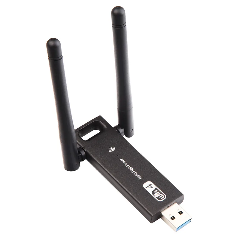  Высокомощный Wi-Fi адаптер 2 4 ГГц 300 Мбит/с USB беспроводная сетевая