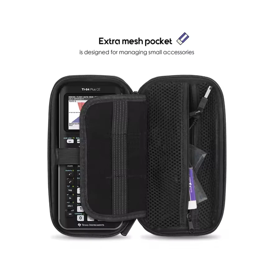 Travel Hard Carrying Case Small EVA Box for Texas Instruments TI-84 Plus
