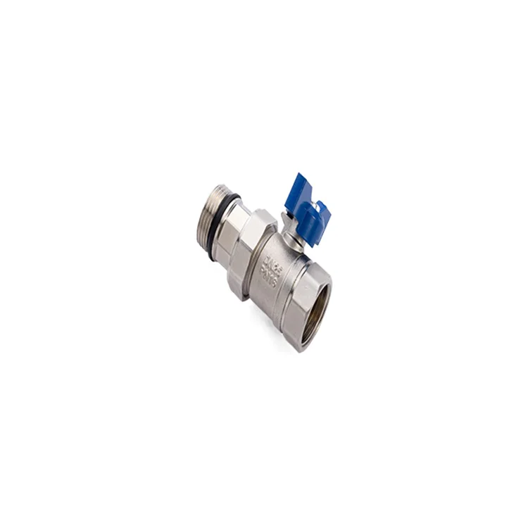Nickel-Plated Direct Valves Straight Valves for Water Distribution Manifold Dn25