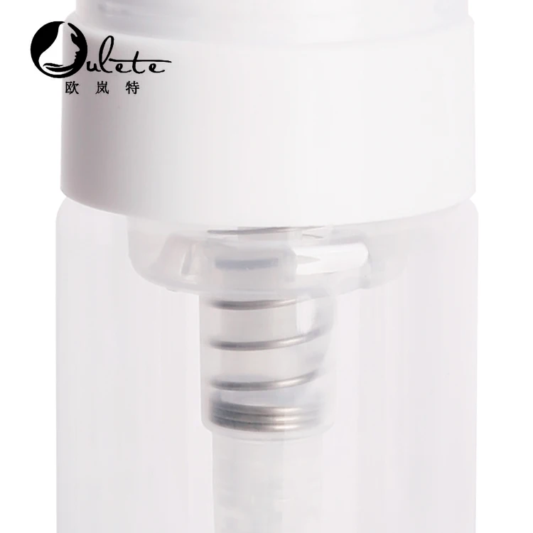 Empty Plastic Foam Pump Bottle 30ml 50ml 60ml 100ml 150ml 200ml Clear White Blue Pet Facial Cleanser Mousse Foam Pump Bottle