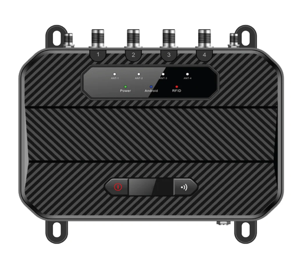 URA4 Chainway 4-channel data collector android fixed UHF RFID reader supports RS232, RJ45 and HD MI for access control