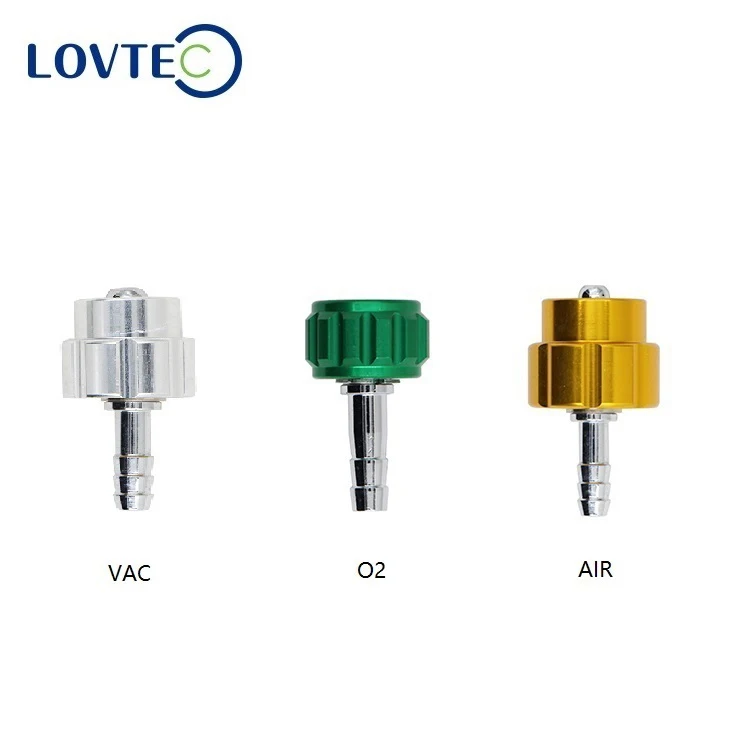 Lovtec hospital use wall mounted oxygen terminal diss standard medical gas outlet