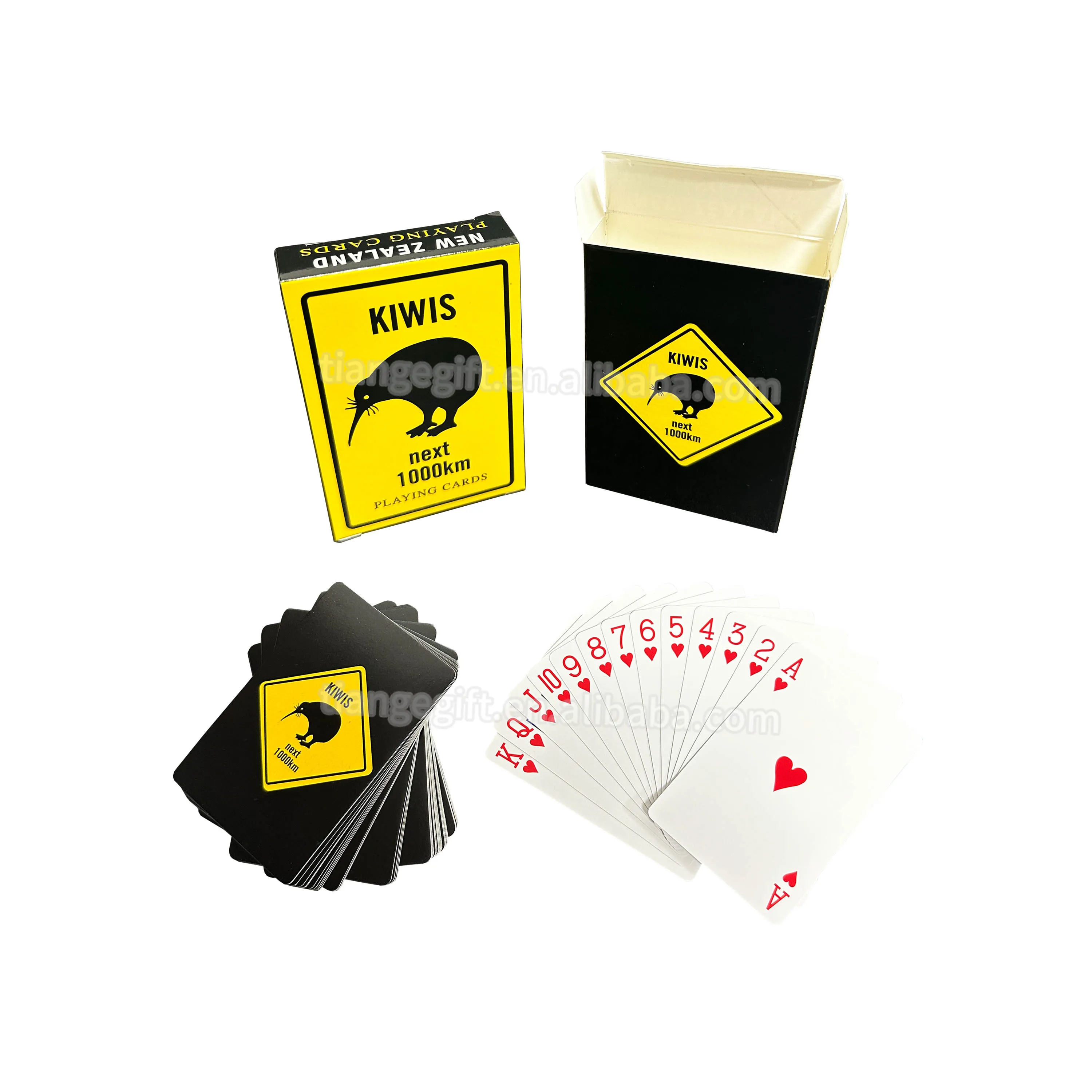 Customizable Plastic Playing Card Printing Machine Buy Glossy Cute Design Playing Cards With Paper Box Packaging