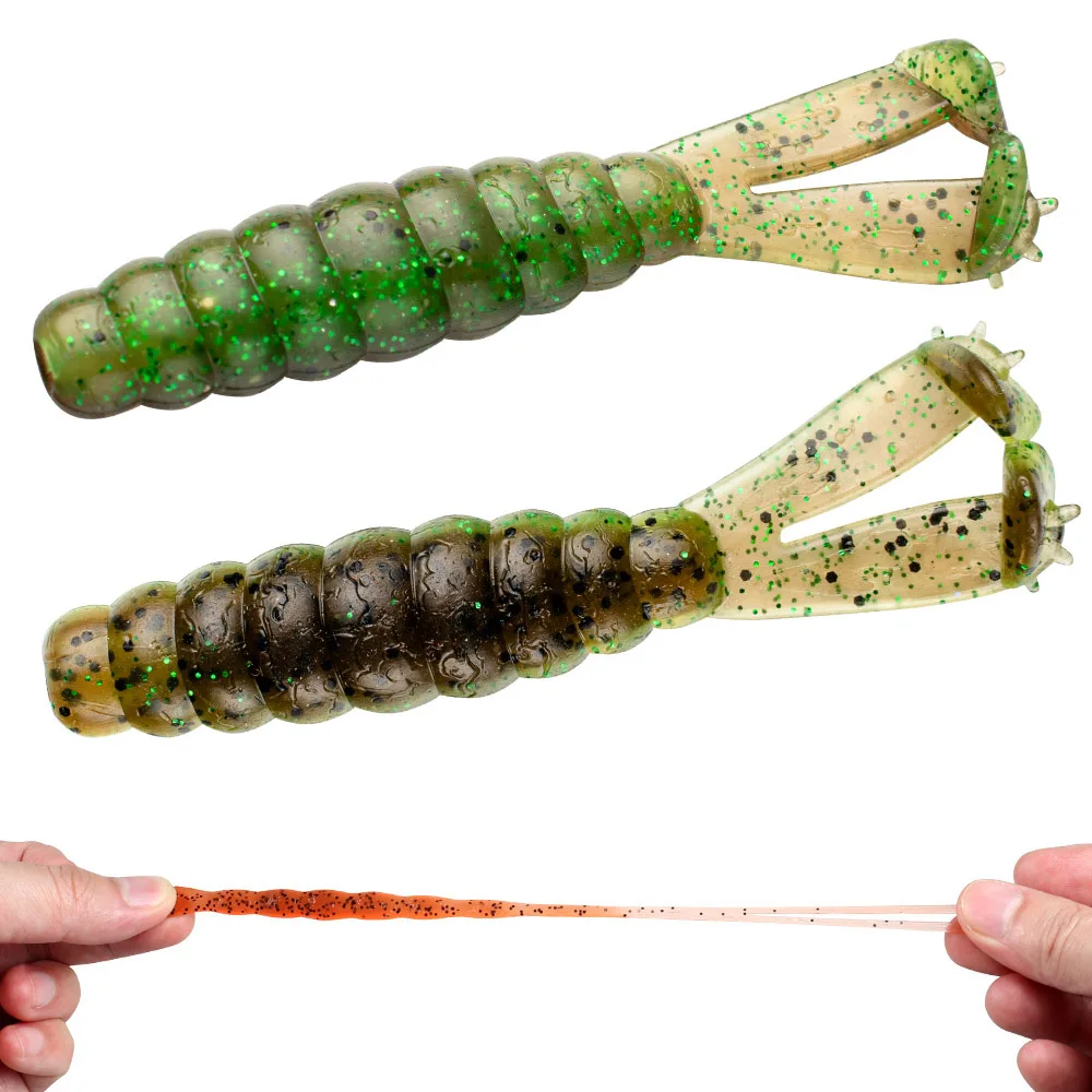 JOHNCOO 6 шт. paddletail TPR 70 мм 3 1g мягкие приманки T хвост Пластиковые зубные щетки с мягкой искусственная приманка мягкий ПВХ рыболовные для йоги TPE