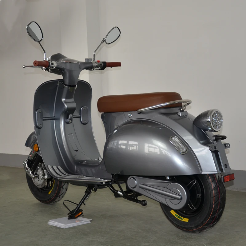 Moto Electrica EEC COC 150kg Load Heavy Duty Aluminum Alloy Rims Vespa 40mph Electric Scooter