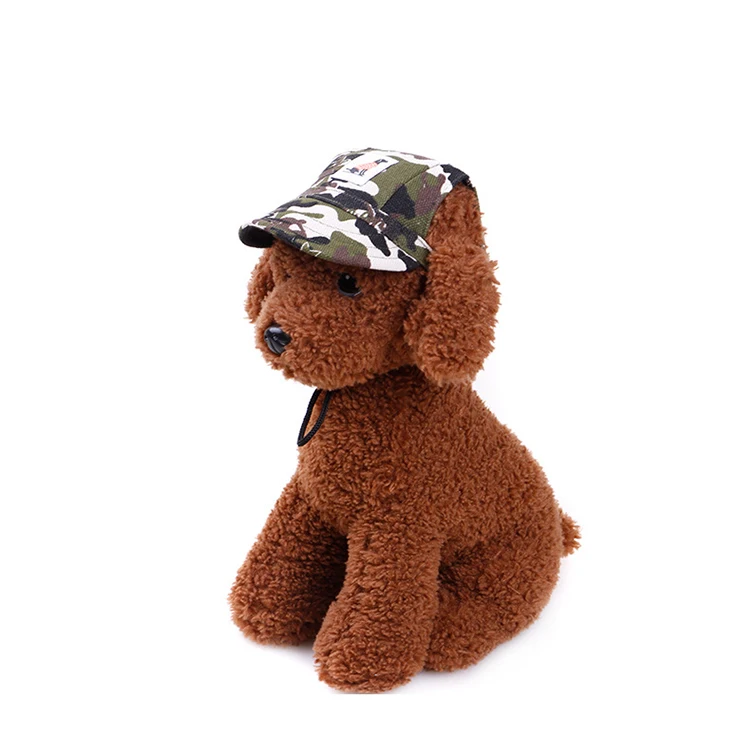 Spring and Summer Style Dog Ear Hats Adjustable Sunscreen Travel Sun Hat Baseball Caps for Pet Cats