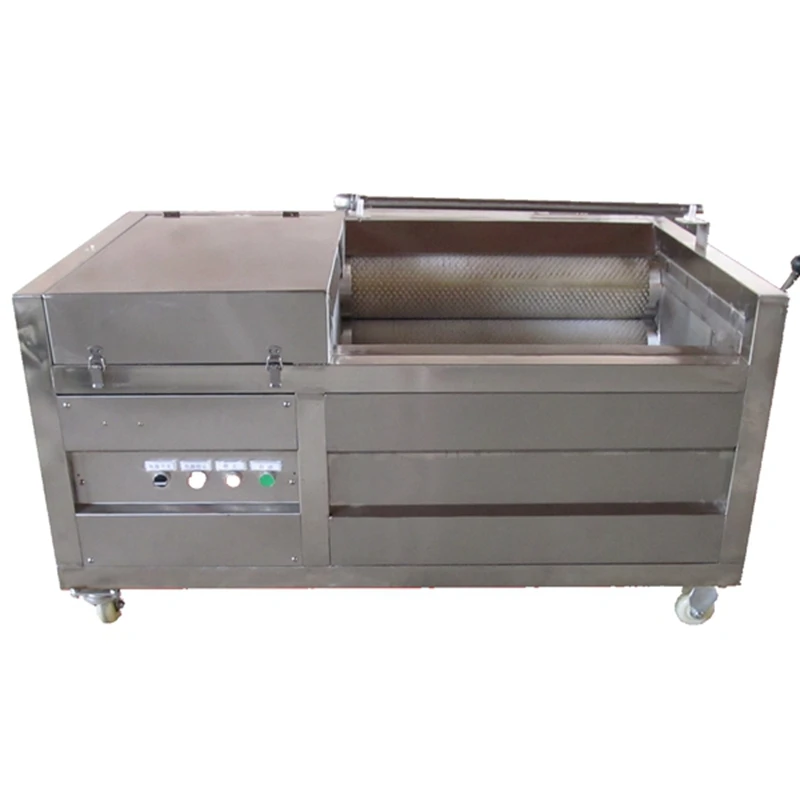 Convenient cassava washer and peeler fruit brush washing peeling machine fruit and vegetable brush washer