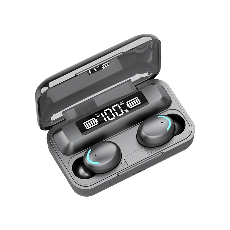 2021 Dropshipping Earphone Bt 5.0 Hifi Pro Stereo Waterproof Led Display Mini F9-5 Wireless Earbuds Tws F9