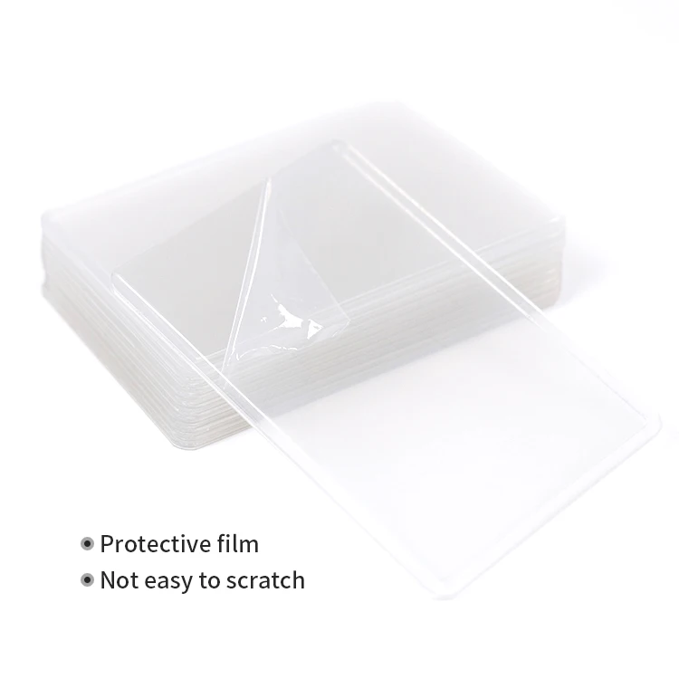 New Launched Premium Kpop Clear Toploader Photocard Single Sleeve Perfect Fit Inner Size 59x90MM