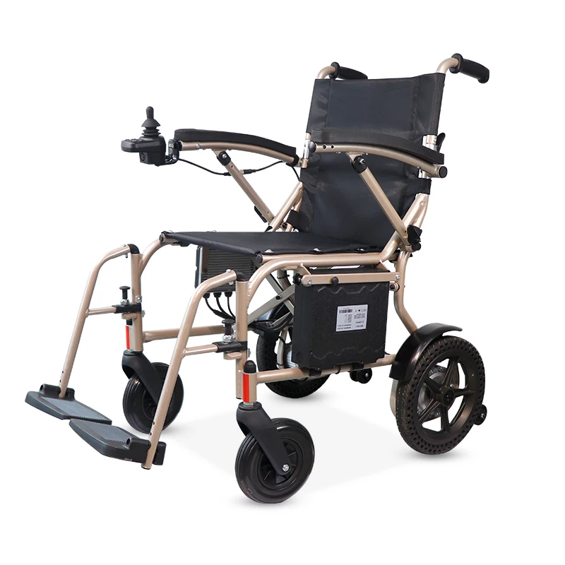 The Chinese Manufacturing Plant Directly Exports Four-wheeled Electric Wheelchairs That Can Be Folded for Disabled and Elderly