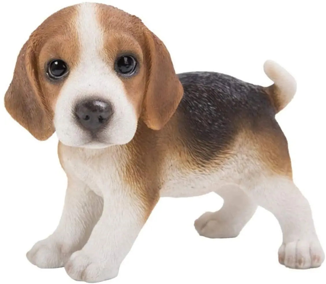 Resin beagle puppies garden statue decoration