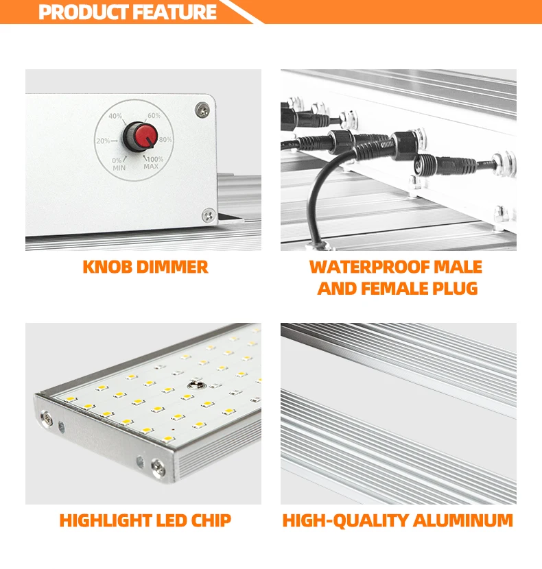 2ft 4ft lm301b lm301h indoor led grow lighting commercial growing full spectrum led grow light for Medical Farm