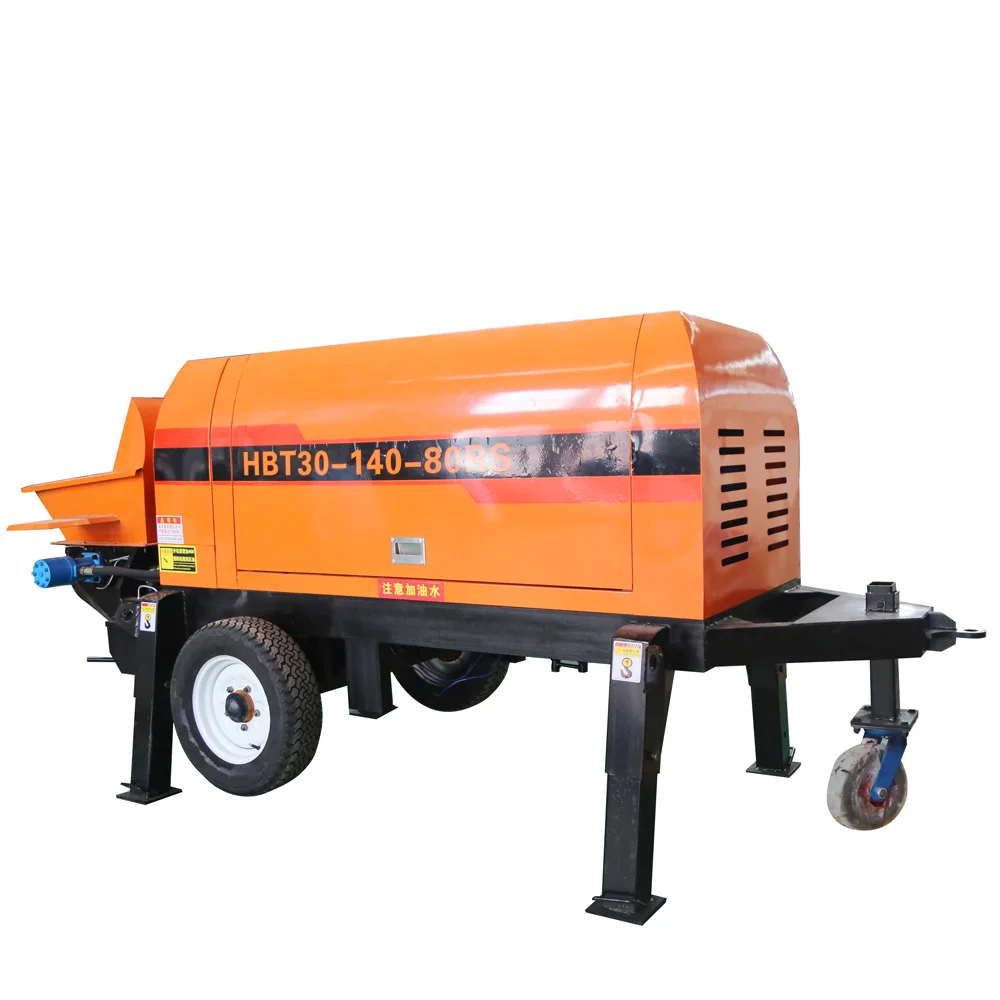 Factory Direct Sale Small Diesel Pump Multifunctional Mobile Concrete Pump Truck For Construction Industry