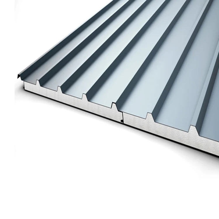 Теплоизоляция 50 ~ 200 мм толщина полиуретана/ПУ сэндвич-панели кровли и стеновые трапециевидные кровельные сэндвич-панели