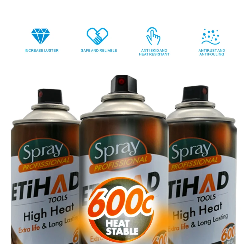 Heat Resistant Spray Paint Hi Temperature Aerosol Paint Hi-tepm Aerosol Paint