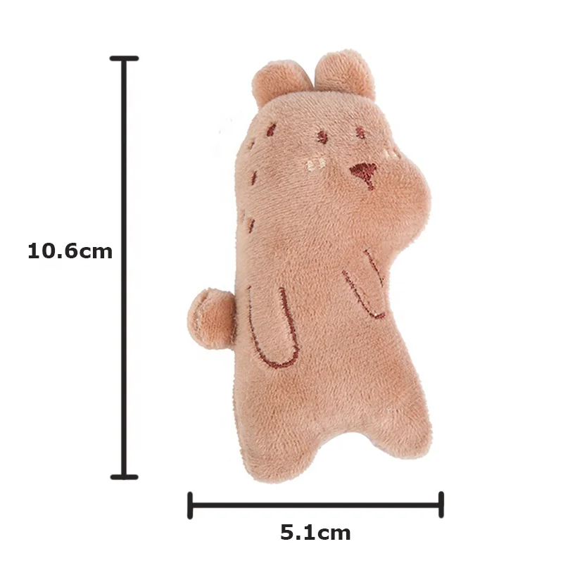 Cute Cartoon Shape Mouse Soft Cat Stuffed Animal Plush Toy with Catnip