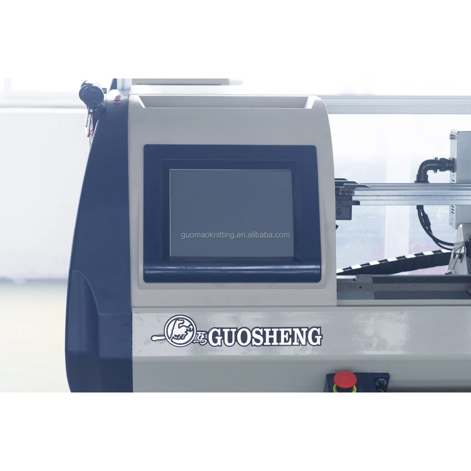 Economical single system computerized flat knitting machine