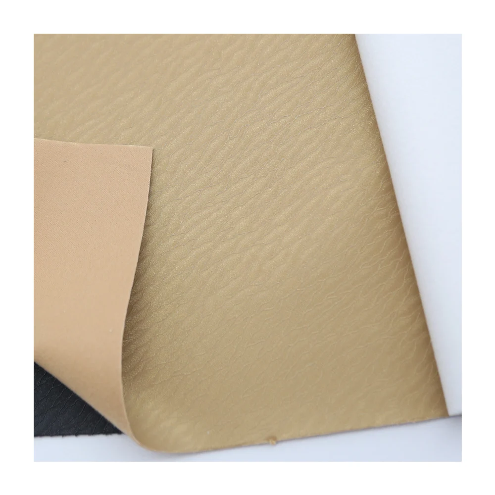 Free Sample Waterproof Release Paper Pattern High F Backing PU Synthetic Leather For Making Shoe Upper