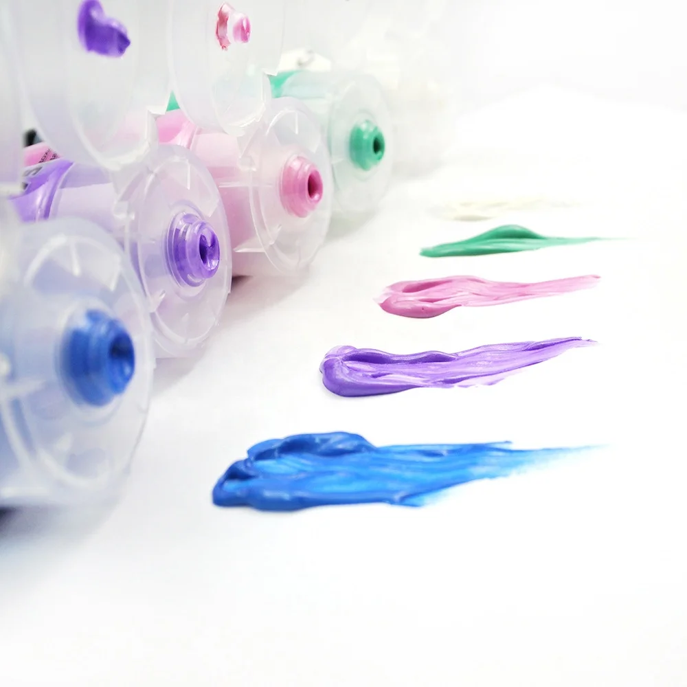 120ml wholesale kids artist metallic acrylic paints for art painting