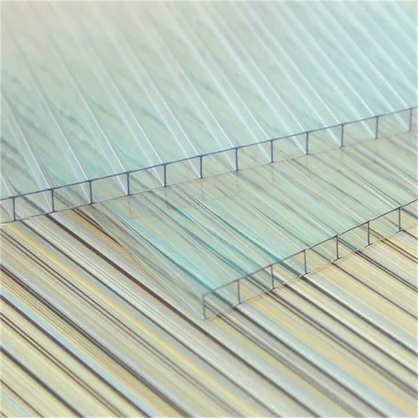 Commercial use translucent pc wall sheets hollow sheets