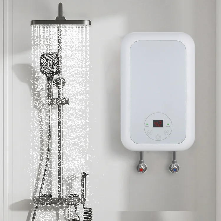 220-240V 3.5Kw Tankless electric water heater low electricity consumption electric hot instant boiler water heater